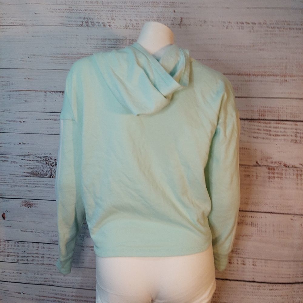 Kids Girls Pullover Short Cut Hoddie with Drawstring - Picture 3 of 11